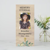 緑エレガント色の正教会キリスト教葬儀祈りの言葉 (スタンド正面)