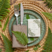 緑エレガント色の金ゴールドは素結婚気 箔招待状