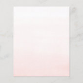 緑エレガント色ピンクフローラデート夜アイディア (裏面)