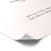 緑エレガント色フローラサロン ポスター (角)