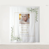 緑エレガント色写真葬祭記念事業 タペストリー (正面)