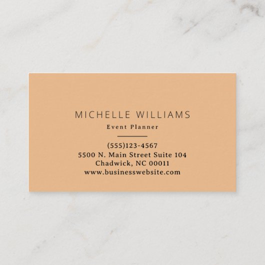 緑エレガント色金ゴールドティール（緑がかった色）リーフ 名刺 (裏面)