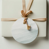 緑エレガント色金ゴールド水彩ブライダルシャワー フェイバータグ