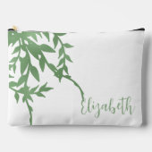 緑エレガント色 アクセサリーポーチ (正面)