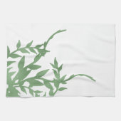 緑エレガント色 キッチンタオル (横)