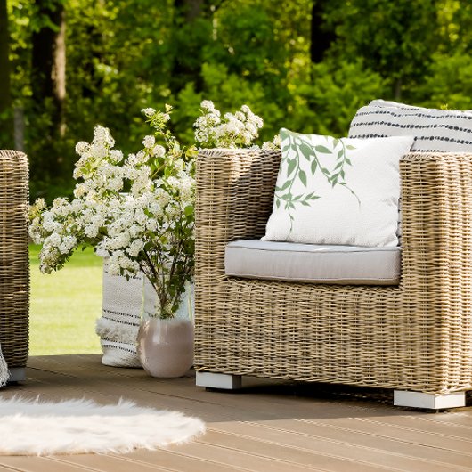 緑エレガント色 クッション