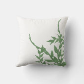 緑エレガント色 クッション (裏面)