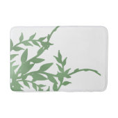 緑エレガント色 バスマット (正面)