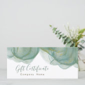 緑エレガント金ゴールドグリッター水色 (スタンド正面)