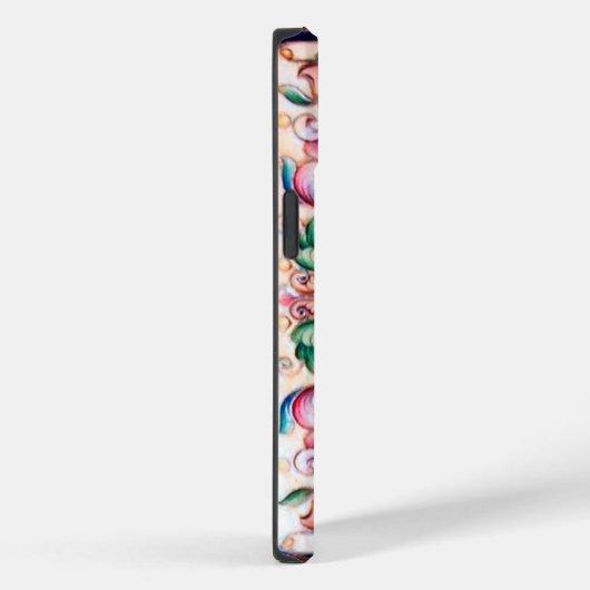 緑エレガント青ピンクレッドフローラファンタジー Case-Mate iPhoneケース (裏面 / 右)