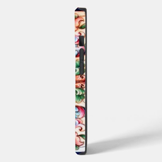 緑エレガント青ピンクレッドフローラファンタジー Case-Mate iPhoneケース (裏面 / 左)