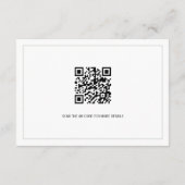 緑エレガント頂モノグラ結婚ム詳細 エンクロージャーカード (裏面)