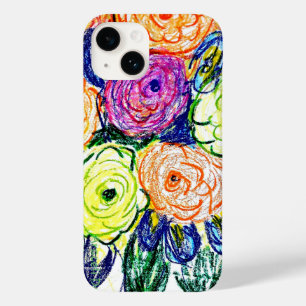 緑オレンジ色のRosas iPhone / iPadケース Case-Mate iPhone 14ケース