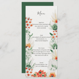 緑オレンジ色ホワイトウォーター色のフローラ結婚ズ | メニュー