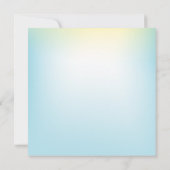 緑カエルの子供の誕生日のパーティの招待状 招待状 (裏面)