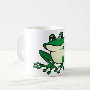 緑カエル コーヒーマグカップ