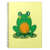 緑カエル ノートブック (正面)