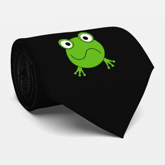 緑カエル。 混同される見ること ネクタイ (ロール)