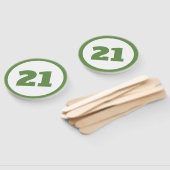 緑カスタム数 ハンドファン (組立なし)