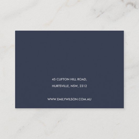 緑カッコいい金ゴールド群イヤリングディスプレイBUSI 名刺 (裏面)