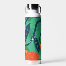 緑カラフルに黄色の植物と葉