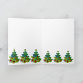 緑カラフルの金ゴールドの輝き シーズンカード (内部)