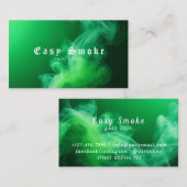 緑カラフル煙Vapeショップ名刺 名刺 (正面/裏面)