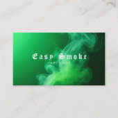 緑カラフル煙Vapeショップ名刺 名刺 (正面)