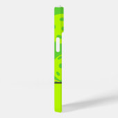 緑クールモダンモノグラムの Case-Mate iPhoneケース (裏面 / 右)