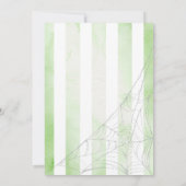 緑クール格言水色キッズハローウィンパーティ 招待状 (裏面)