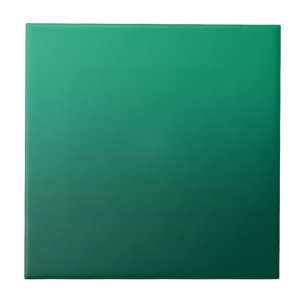 緑グラデーションの絵画 タイル