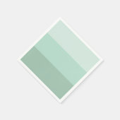 緑グラデーションストライプの スタンダードカクテルナプキン (角)