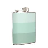 緑グラデーションストライプの フラスク (右)