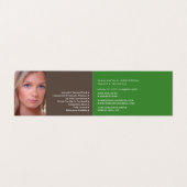 緑グラデーション絵を描、バケツ、画家&デコレータ 名刺 (内部フラット)