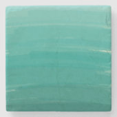 緑グラデーション ストーンコースター (正面)