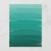 緑グラデーション ポストカード (正面)