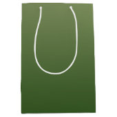 緑グラデーション ミディアムペーパーバッグ (正面)