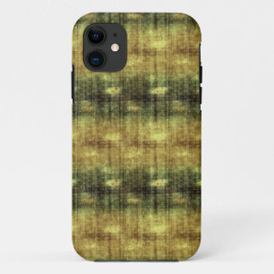緑グランジ金ゴールド iPhone 11 ケース