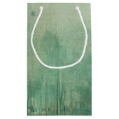 緑コンテンポラリー水色 スモールペーパーバッグ (裏面)