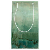 緑コンテンポラリー水色 スモールペーパーバッグ (正面)