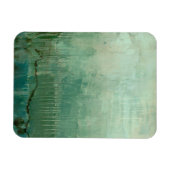 緑コンテンポラリー水色 マグネット (横)