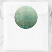 緑コンテンポラリー水色 ラウンドシール (バッグ)