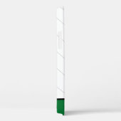 緑サッカー大好きキッズプレーヤーの名前&ボールストライプの Case-Mate iPhoneケース (裏面 / 右)