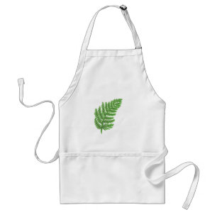 緑シダ、植物模様 スタンダードエプロン