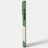 緑シンプルの波 Case-Mate iPhoneケース (裏面 / 左)