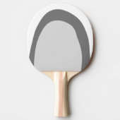 緑シンプル水色抽象芸術追加ロゴ文字最小 卓球ラケット (正面)