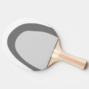 緑シンプル水色抽象芸術追加ロゴ文字最小 卓球ラケット