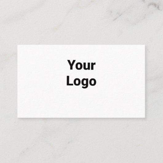 緑シンプル水色抽象芸術追加ロゴ文字最小 名刺 (正面)