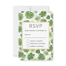 緑スタイリッシュの熱帯葉のパタ結婚ーン