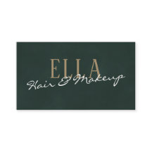 緑スタイリッシュ水色ヘアメイクアップ